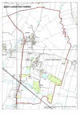 Map of East Langton Neighbourhood Plan designated area