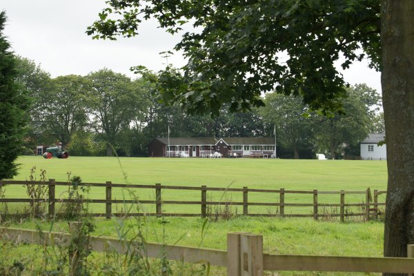 View of cricket club and field